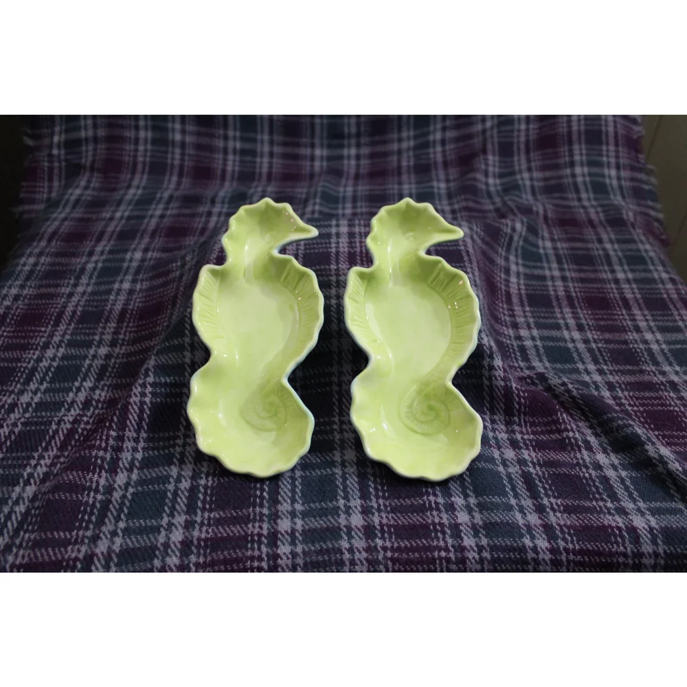 Kate Williams Global Design Connections Pair of Seahorse Trinket Dishes